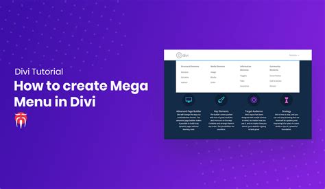 mega menu in divi|Creating Mega Menus In Divi .
